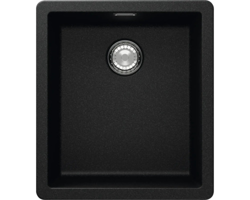 Flächenbündige Spüle SCHOCK Greenwich N-100S FB 406 x 456 mm magma GREN100SFBMAG Spülbecken aus Granit mit Abfluss