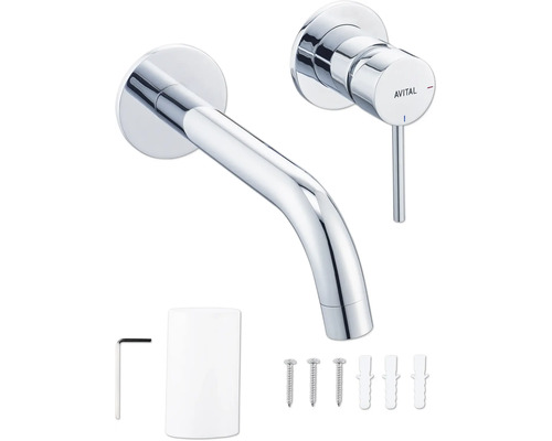 Robinet de lavabo apparent avec accessoires