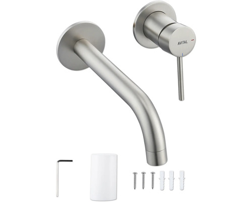 Robinet mural Avital avec accessoires