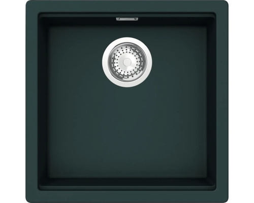 Flächenbündige Spüle SCHOCK Kiruna N-100 FB 445 x 445 mm ivy KIRN100FBIVY Spüle aus Granit mit Abfluss