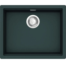 Spülbecken aus Verbundwerkstoff mit Siebkorbventil