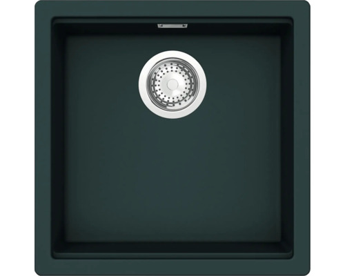Unterbauspüle SCHOCK Kiruna N-100-U 456 x 456 mm ivy KIRN100UIVY Spüle aus Materialkomposit mit Ablaufgarnitur