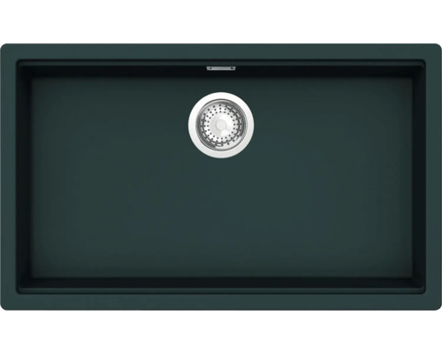 Spüle SCHOCK Kiruna N-100XL-A 756 x 456 mm ivy KIRN100XLAIVY Spülbecken aus Verbundmaterial mit Ablaufsieb