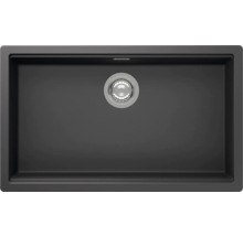 Spülbecken aus Verbundwerkstoff mit Siebkorbventil