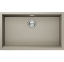 Spülbecken aus Verbundwerkstoff mit Ablaufsieb