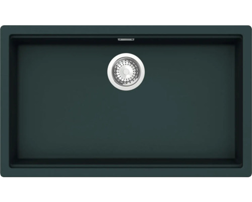 Unterbauspüle SCHOCK Kiruna N-100XL-U 756 x 456 mm ivy KIRN100XLUIVY Spülbecken aus Keramik mit Ablaufgarnitur