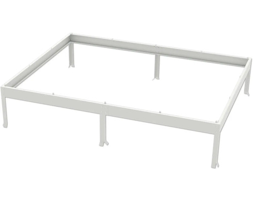 Cadre métallique pour un potager surélevé