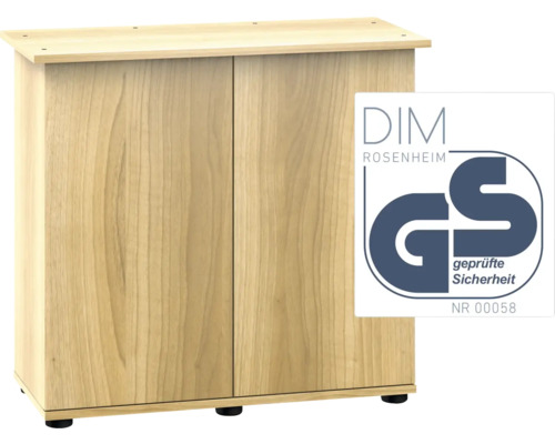 Unterschrank für Aquarien mit zwei Türen und GS Zeichen für geprüfte Sicherheit