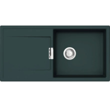 Spüle mit Abtropffläche und Siebkorbventil