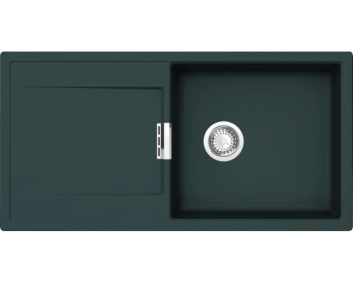 Spüle SCHOCK Mono D-100L A 1000 x 510 mm ivy MOND100LAIVY Spüle mit Abtropffläche und Siebkorbventil