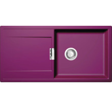 Spüle mit Abtropffläche und Siebkorbventil