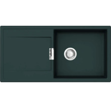 Spüle mit Abtropffläche und Siebkorbventil