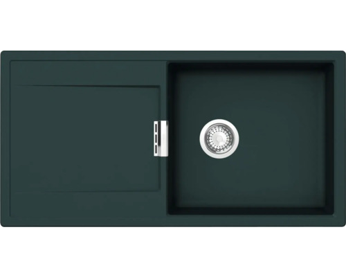 Unterbauspüle SCHOCK Mono D-100L U 1000 x 510 mm ivy MOND100LUIVY Spüle mit Abtropffläche und Siebkorbventil