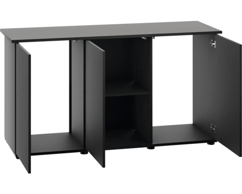 Aquariumunterschrank mit zwei Türen und einem offenen Fach