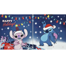 Calendrier de l''Avent Disney Stitch avec figurines et motifs de fêtes