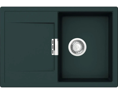 Unterbauspüle SCHOCK Mono D-100S U 740 x 510 mm ivy MOND100SUIVY Spüle mit Abtropffläche und Siebkorb