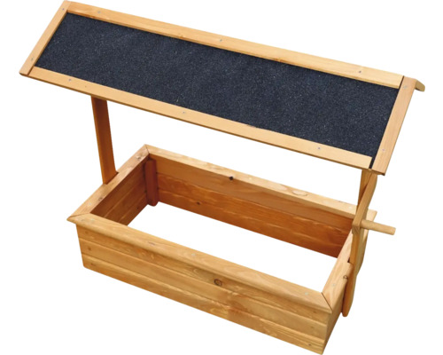 Holzsandkasten mit Deckel