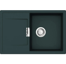 Spüle mit Abtropffläche und Siebkorbventil