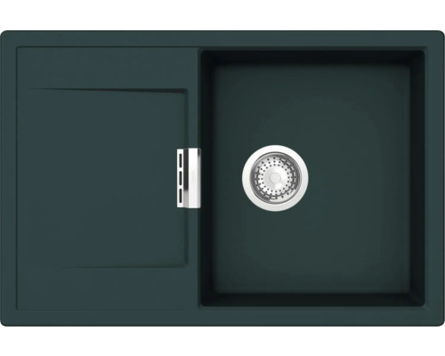 Unterbauspüle SCHOCK Mono D-100 U 765 x 510 mm ivy MOND100UIVY Spüle mit Abtropffläche und Siebkorbventil