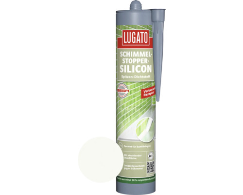 Lugato Schimmel-Stopper-Silikon weiß 310 ml Lugato Schimmel-Stopper-Silikon weiß 310 ml