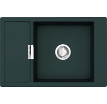 Spülbecken mit Abtropffläche und Siebkorbventil