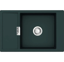 Spüle mit Abtropffläche und Siebkorbventil