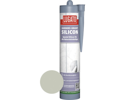 Silicone spécial Lugato Marbre + Granit gris granit 310 ml Silicone spécial Lugato Marbre + Granit gris granit 310 ml