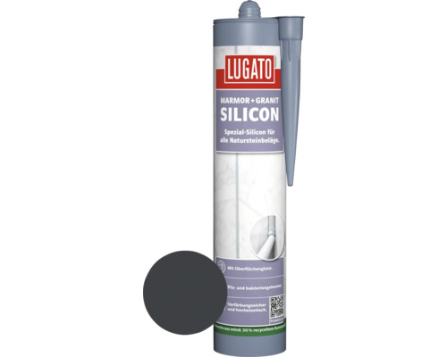 Silicone spécial Lugato Marbre + Granit anthracite 310 ml Silicone spécial Lugato Marbre + Granit anthracite 310 ml