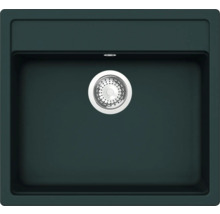 Spüle aus Verbundwerkstoff mit Abflusssieb