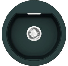 Runde Spüle mit Abfluss