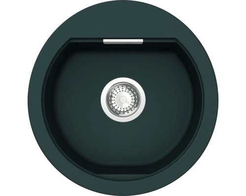 Spüle SCHOCK Mono R-100 A 485 x 500 mm ivy MONR100AIVY Runde Spüle mit Abfluss