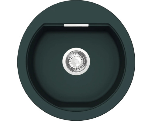 Unterbauspüle SCHOCK Mono R-100 U 485 x 500 mm ivy MONR100UIVY Runde Küchenspüle mit Abfluss