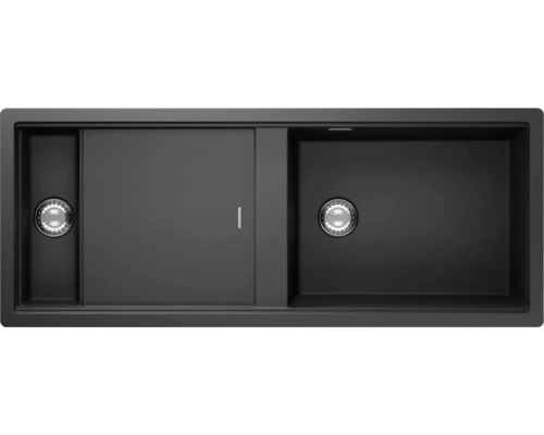 Flächenbündige Spüle SCHOCK Prepstation D-150 FB 1129 x 449 mm dusk PRPD150FBDSK Spüle aus Granit mit zwei Becken