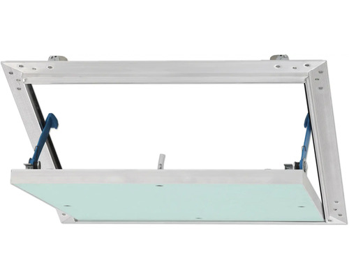 Geöffnete Bodentreppe aus Aluminium