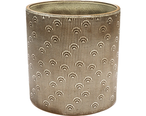 Blumentopf mit Muster