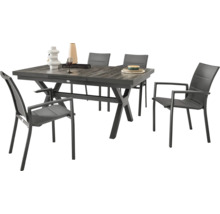 Table de jardin avec quatre chaises pour l''extérieur