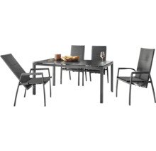 Table de jardin avec quatre chaises pour l''extérieur