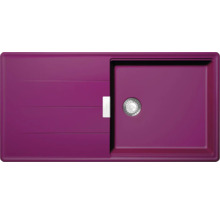 Spüle mit Abtropffläche und Siebkorbventil