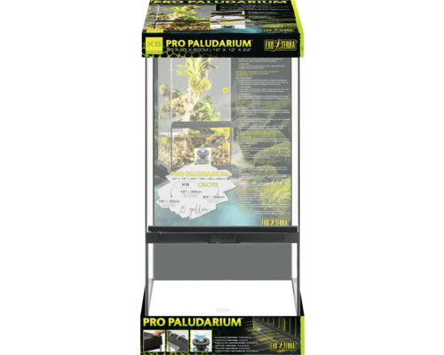 Exo Terra Pro Paludarium, taille XS, 30 x 30 x 60 centimètres