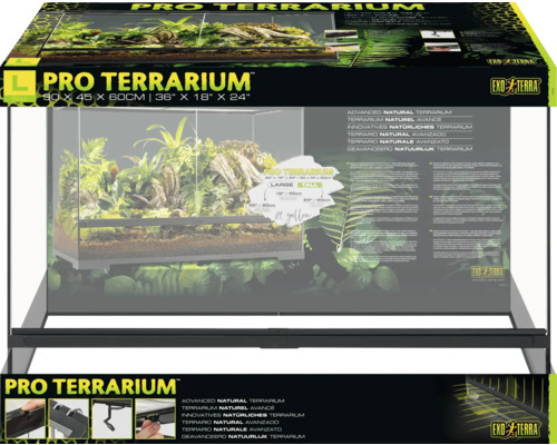 Exo Terra Pro Terrarium, 90 x 45 x 60 centimètres