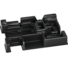 Schwarzer Werkzeugkoffer Einsatz zur Werkzeugaufbewahrung