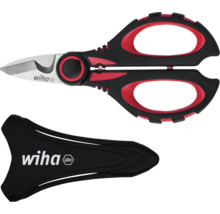 Ciseaux d''électricien Wiha avec étui de protection
