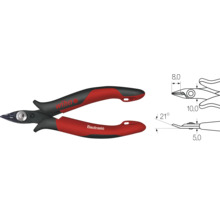 Wiha pince coupante de côté électronique avec dessins techniques