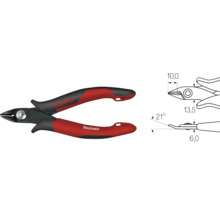 Wiha pince coupante de côté électronique avec dessins techniques