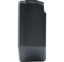 Schwarzes Gehäuse eines Elektronikgeräts