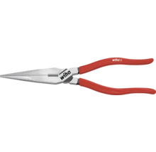 Pince à bec effilé Wiha avec manche rouge