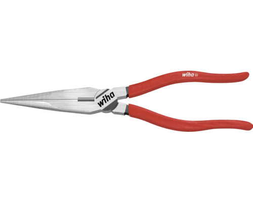 Pince à bec effilé Wiha avec manche rouge