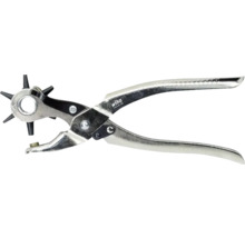 Pince emporte-pièce revolver en métal