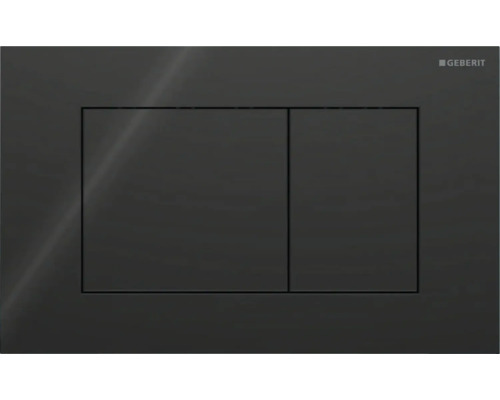 GEBERIT Betätigungsplatte Sigma40 Square Glas schwarz glänzend 115.629.SJ.1 Geberit Betätigungsplatte für Spülkasten