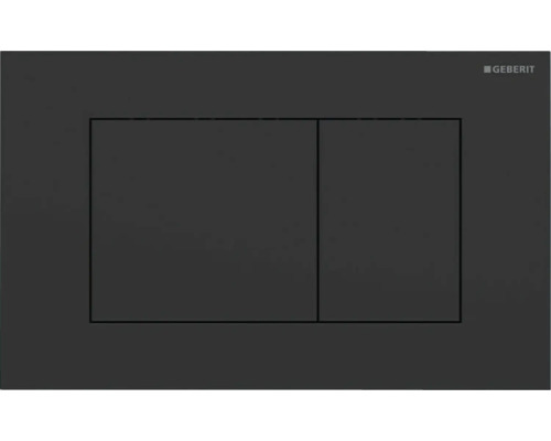 Plaque de commande GEBERIT Sigma40 Square noir mat revêtement easy-to-clean 115.629.14.1 Plaque de commande GEBERIT Sigma40 Square noir mat revêtement easy-to-clean 115.629.14.1
